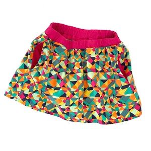 Emerald August • graphic print skirt